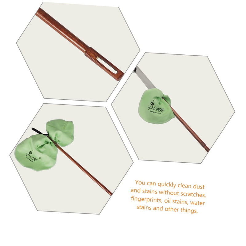 [AUSTRALIA] - Flute Cleaner Flute Cleaning Wooden Rod Wind Instrument Cleaner Flute Clean Tool wind instruments flute sticks cleaning kit Flute Cleaning Stick Tool cleaning cloth care 