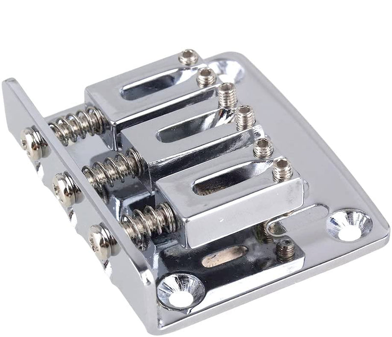[AUSTRALIA] - Complete 3 String Box Guitar Replacement Part inclued Saddle Bridge Tuning Pegs Keys Control Knobs Strap Locks Screws Washers Chrome silver 