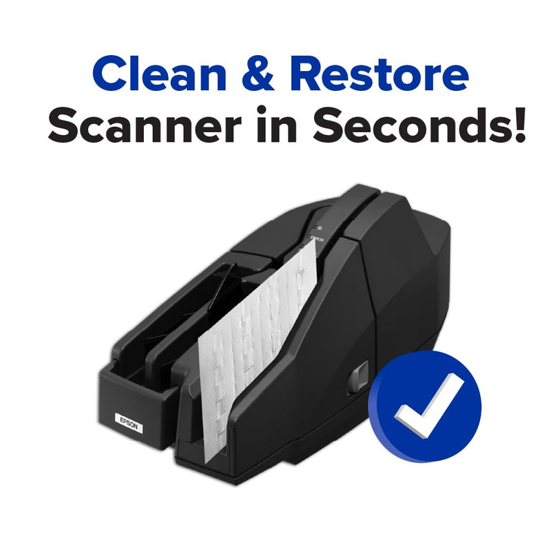 Waffletechnology Cleaning Card for Epson CaptureOne™ Check Scanner (15 Cards)