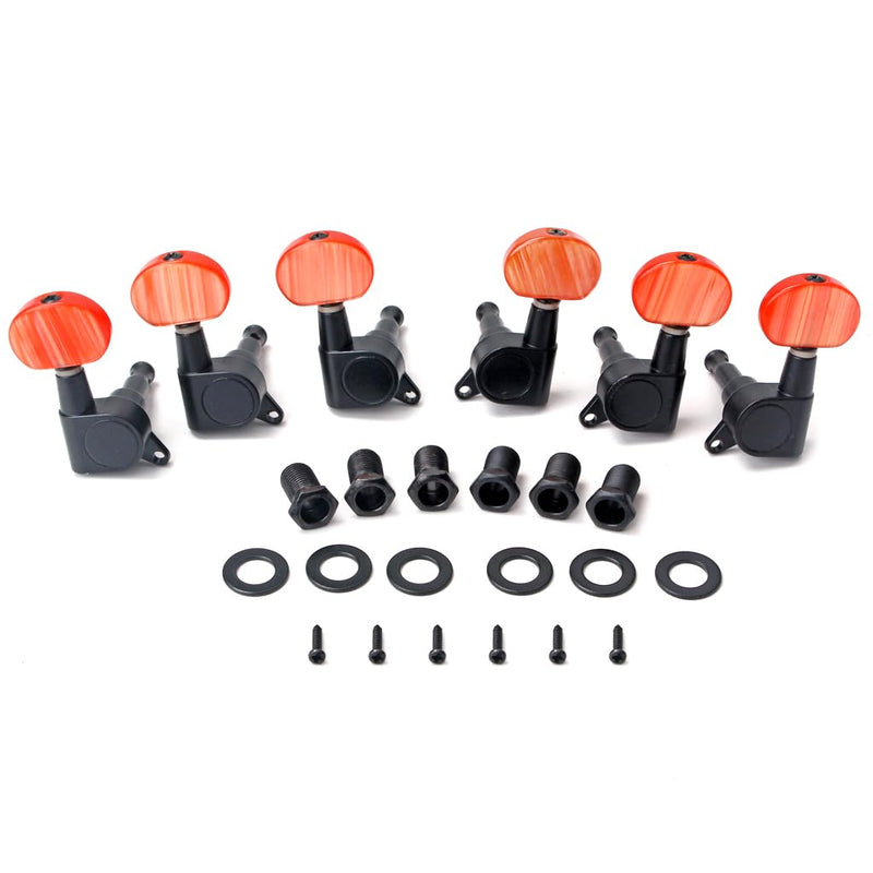 [AUSTRALIA] - Sealed Guitar Tuning Pegs Keys Bass Guitar Tuning Machine Heads Precision Jazz Bass Accessories (black-4) black-4 