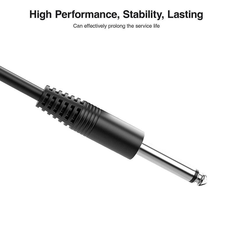 GC-MS2S TS 1/4 Inch Instrument Cable Compatible with Electric Guitar, Bass, Drums, Pedals, Amplifiers, Preamps, Mixers, GC-MS2S (Straight-to-Straight, 50Feet(1Pack)) Straight-to-Straight 50Feet(1Pack)