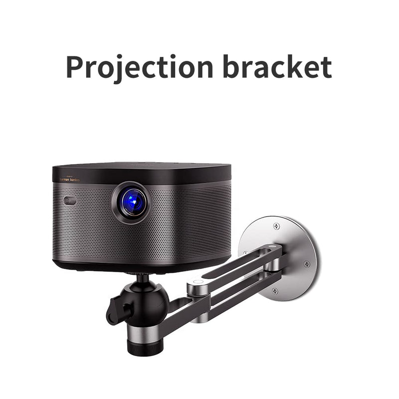 Foldable Projector Wall Mount Universal Adjustable Ceiling Wall Projector Mount Stand Aluminum Alloy Projectors Bracket (Wall Mount)