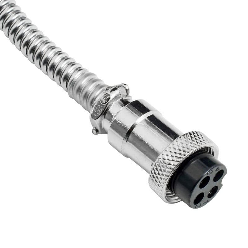 [AUSTRALIA] - ASTATIC 302-10187 4-Pin Noise-Cancelling Microphone (Chrome) 