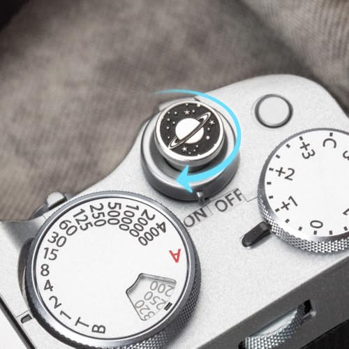 Camera Metal Hot Shoe Cover Shutter Buttons Protector Set for Nikon z30/z50/d810 for Fujifilm X100VI X-T30 X-Pro3 X-Pro2 (Aluminium Set) aluminium set