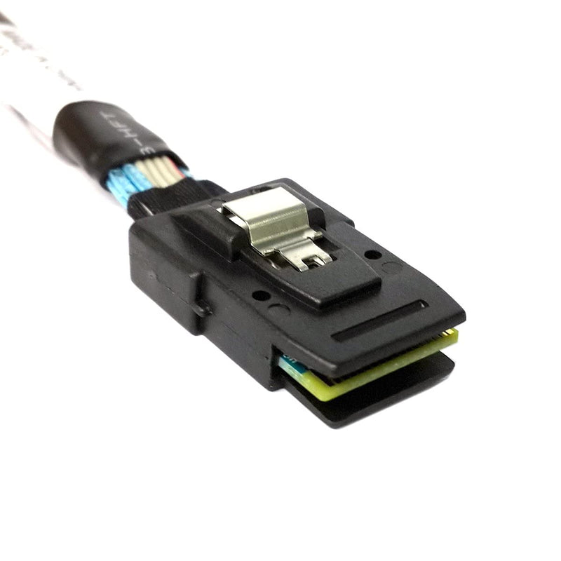 CY Internal Mini SAS SFF-8087 to Mini SAS High Density HD SFF-8643 Data Server Hard Disk Raid Cable 50cm