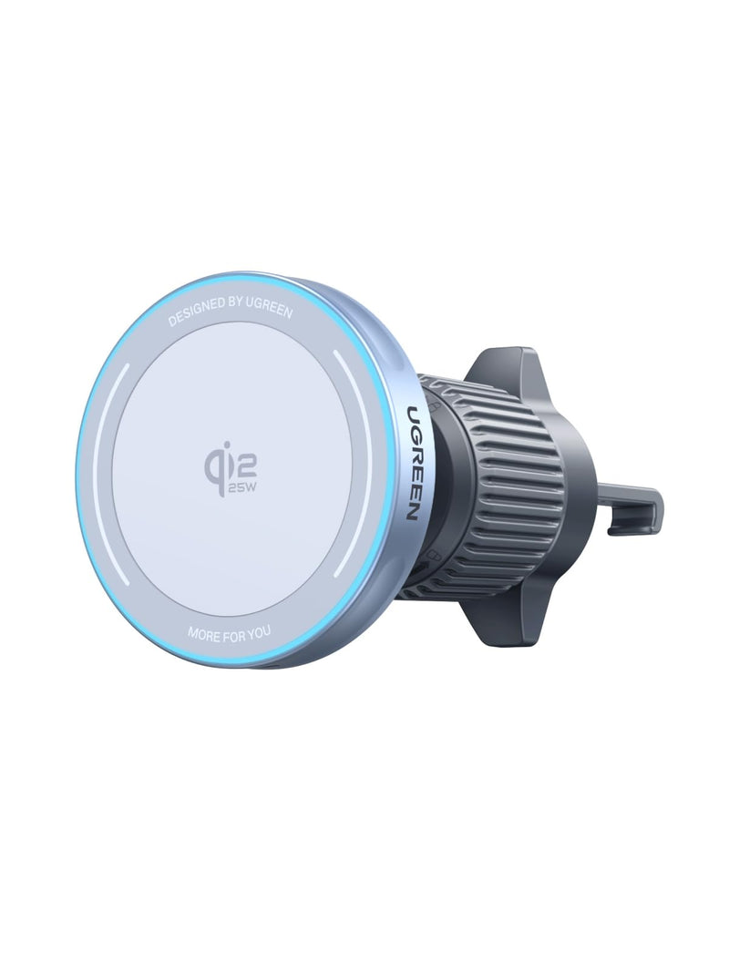 UGREEN 25W MagFlow Wireless Fast Charging Cradle Mount with 63W USB C Car Charger Adapter
