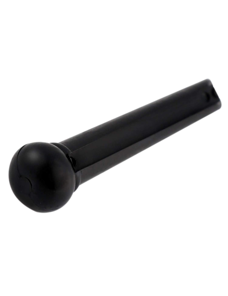Metallor Guitar Bridge Pins String Pegs for Acoustic Guitar Parts Replacement Set of 6 Pieces Black.