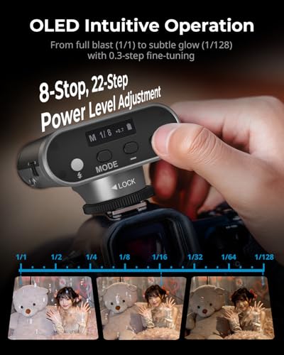 SmallRig RS20 Mini Portable Camera Flash for Sony for Canon for Nikon Silver