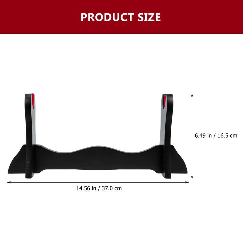 Stand Desktop Stand Flute Display Stand Flute Display Holder Display Stand Flute Storage Rack Felt Padded Holder Flute Stand Black 37x16.5cm