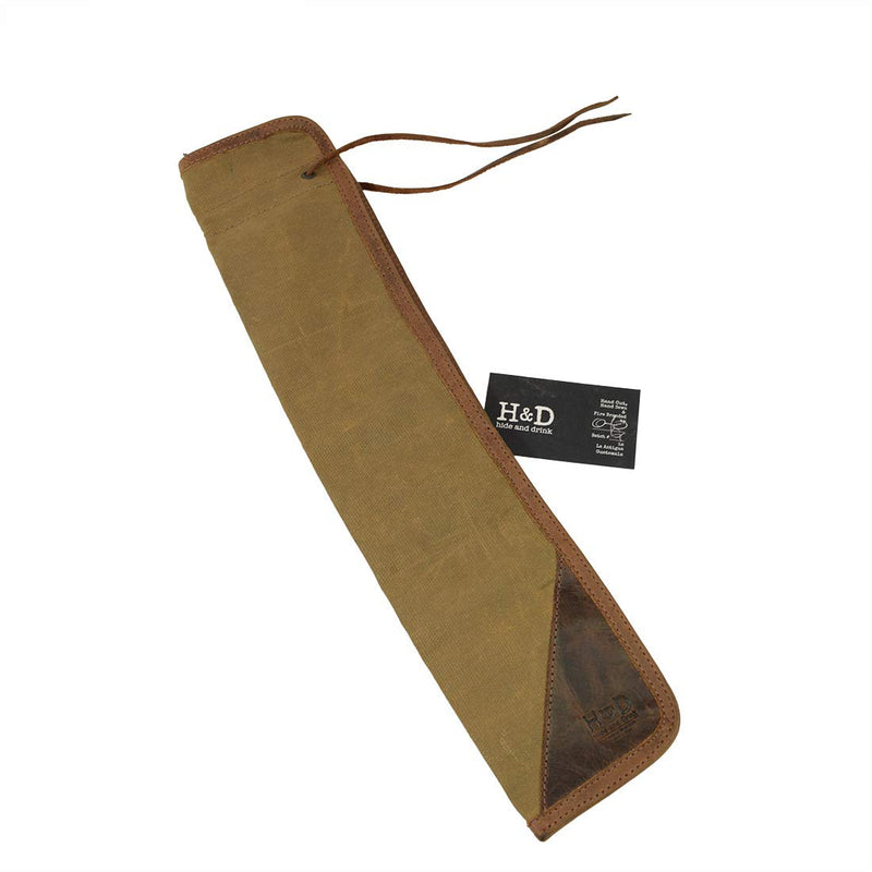 Hide & Drink, Waxed Canvas Drumstick Bag/Drummer Stick Bag Holder/Musician's Essentials Handmade :: Fatigue