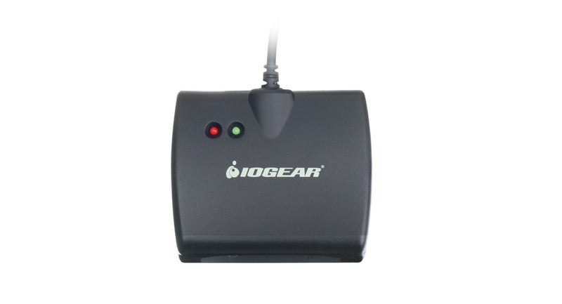 IOGEAR USB Smart Card Access (CAC) Reader - TAA Compliant - DOD/Government/Healthcare/Banking/Entertainment/Secure Network Login - Compatible With Mac, Win, Linux - GSR202