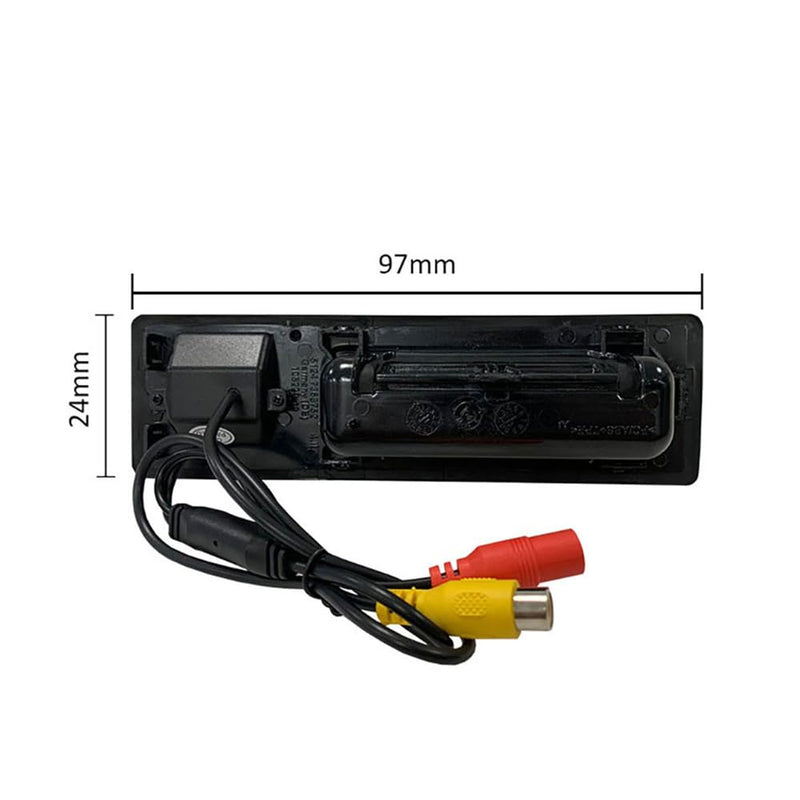AHD/CVBS Car Rear View Camera's Fisheye Trunk Handle Camera with RCA Cable & Vehicle-Camera for BMW 3 F30 F31 F34 330D Touring X3 F25 F35 5 F10 F11 F07 & Backup Camera (AHD) AHD