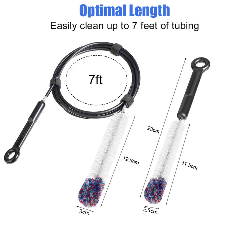 [AUSTRALIA] - CPAP Hose Brush 2 Pieces Cleaning Brush for CPAP Hoses Cleaning Kit Mask Cleaning Brush Cleaner Hose Brush 18 mm and 22 mm 