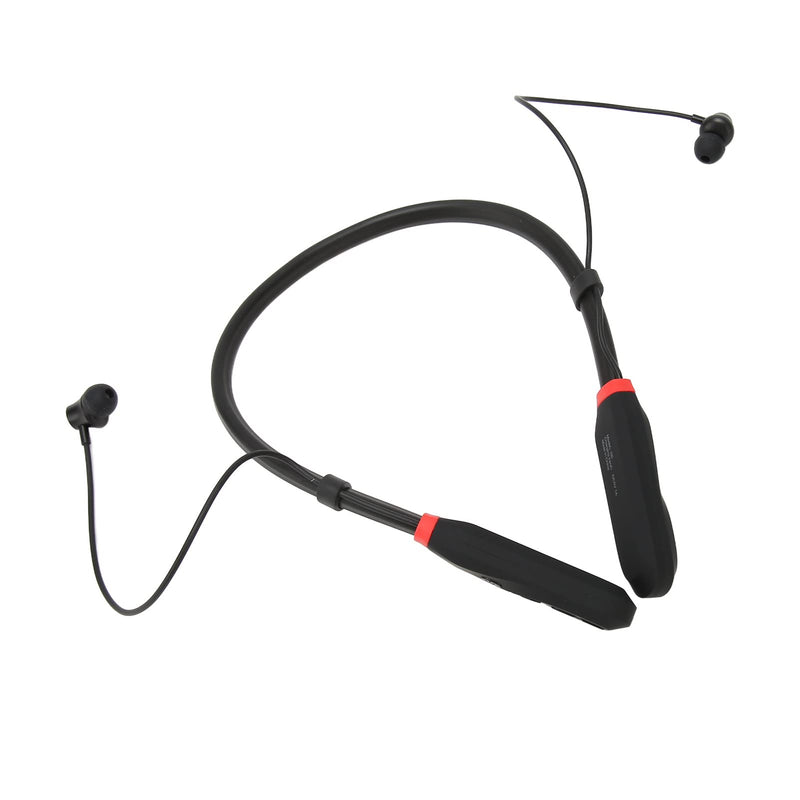 Neckband Headphones, Noise Canceling Deep Bass IPX5 Earphones Long Battery Life for Running for Live Streaming