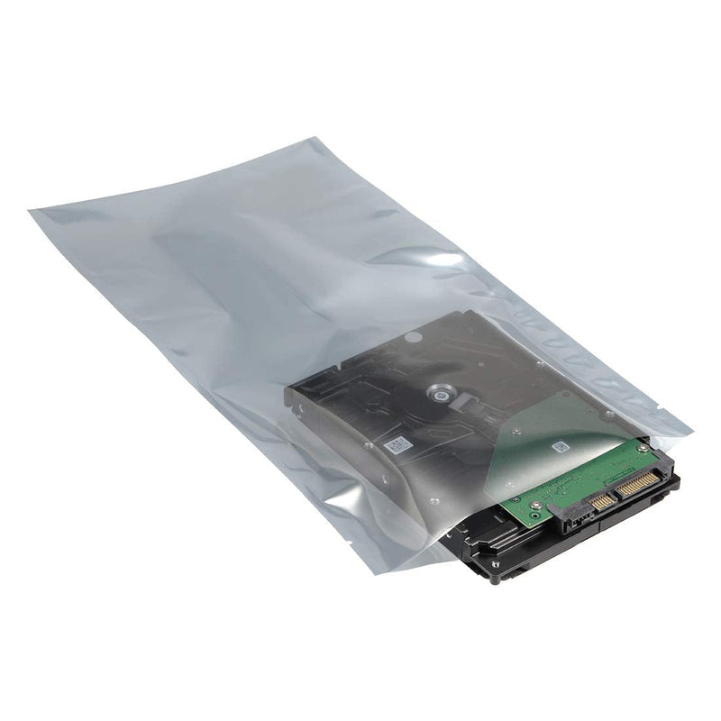 uxcell Antistatic Shield Shielding Bag, Flat Open Top Anti Static Bag for Electronic Devices, 7x12 inch(170x300mm), 50 PCS