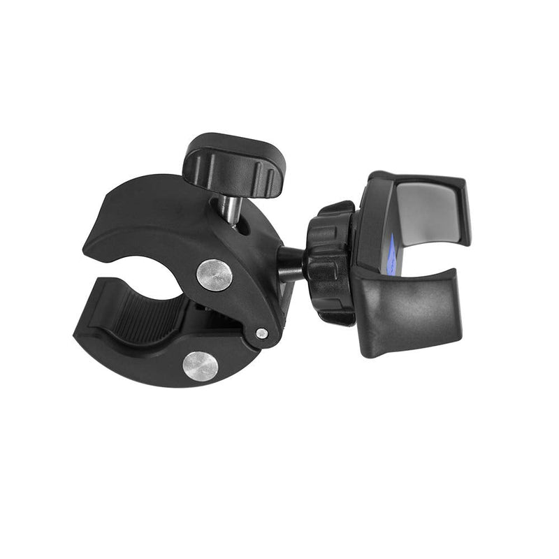 ARKON Mounts Mobile Grip 5 Phone Holder with Clamp Mount | Secure Spring-Loaded Holder | Clamp Phone Mount for Strollers, Treadmills, Bike | Compatible with iPhone, Samsung, & More
