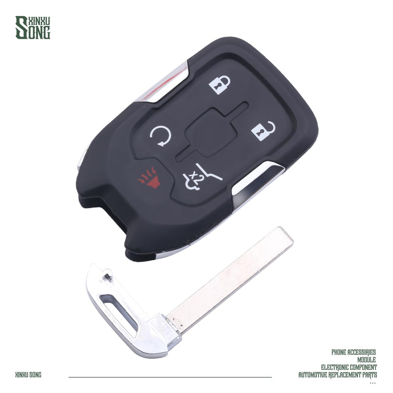 HYQ1EA Car Key Fob Keyless 13508275 Control Entry Remote 5 Button Vehicles Replacement for 2017-2018 Acadia 433HZ