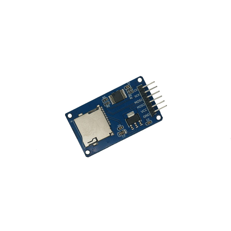 Ganbaremarket Micro SD TF Card Module 6 Pin SPI Interface Driver Module with Level Conversion Chip
