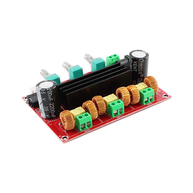 TPA3116D2 Amplifier Board HW-302 2x50W+100W 2.1 Channel Digital Power Audio Amplifier Board Speaker Stereo AMP Module Adjustment Power Amplifier DC 12-24V