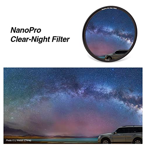 Haida 52MM Clear-Night Filter Light Pollution Source Reduction for Sky/Star Clear Night