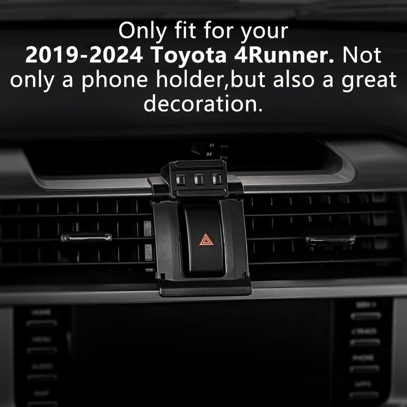 CLEC Magnetic Car Phone Holder for Toyota 4Runner 2019-2024 Car Phone Holder Mount for Magsafe[20 Strong Magnetic] 360°Adjustable Car Phone Mount,Phone Holder for Toyota 4Runner for Magsafe Case