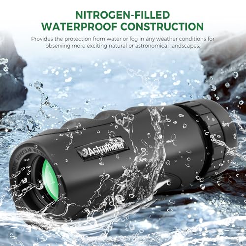 Astromania Monocular Telescope Waterproof Compact Monocular for Adults 8x25