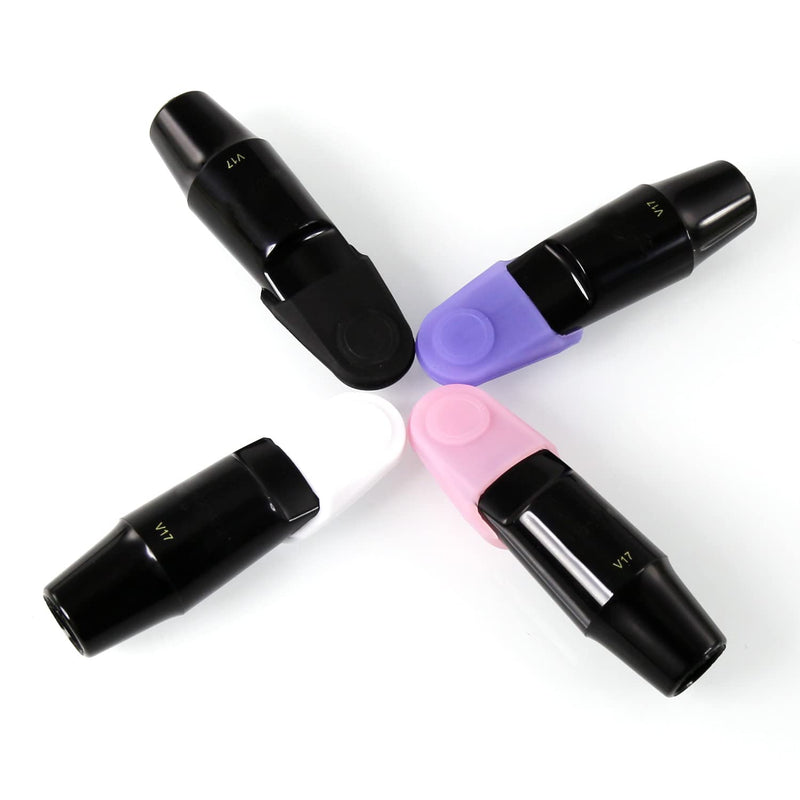 Silica Gel Mouthpiece Cap Durable Mouthpiece Protector for Clarinet/Alto Saxophone Sax Mouthpiece Protective Cap Middle Size(Purple) clarinet/alto sax middle size(purple)
