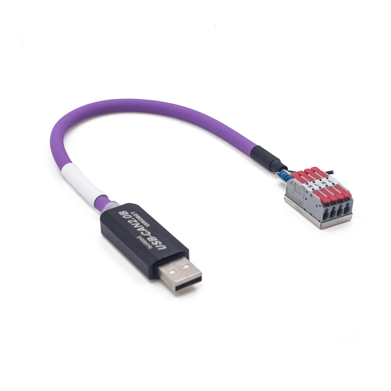 Universal USB-CAN Converter/Adapter,Industrial,5000V Isolated,CP2102N Purple Isolated USB-CAN