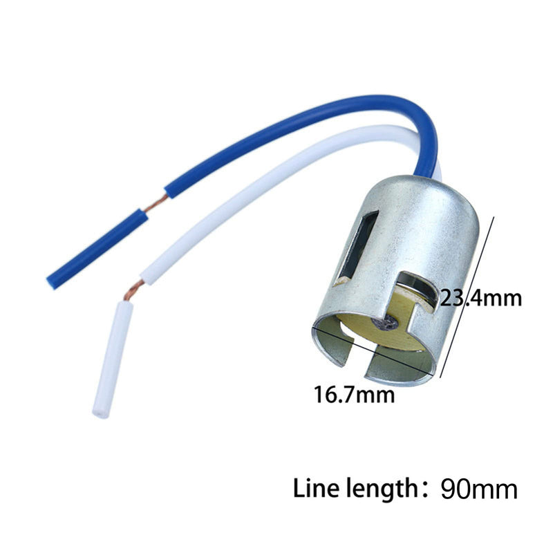 Pack of 10 Lamp Holder, DC 12 V 1157 Lamp Bulb Socket, Car Wiring Socket, LED Indicator Holder with 3.5 Inch Wiring Harness, Renovation Socket, Wire Connector, Lamp Holder for 1157 Bulbs