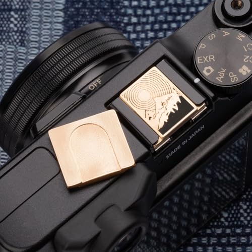 Camera Metal Hot Shoe Protective Cover Shutter Buttons for Fujifilm XPro3 XPro2 XT4 XT3 XT2 XT30 XT20 XE3 XT200 XT100 for Nikon ZF Z5 Z6 Z6II (Copper Alloy-Set) Copper Alloy-Set
