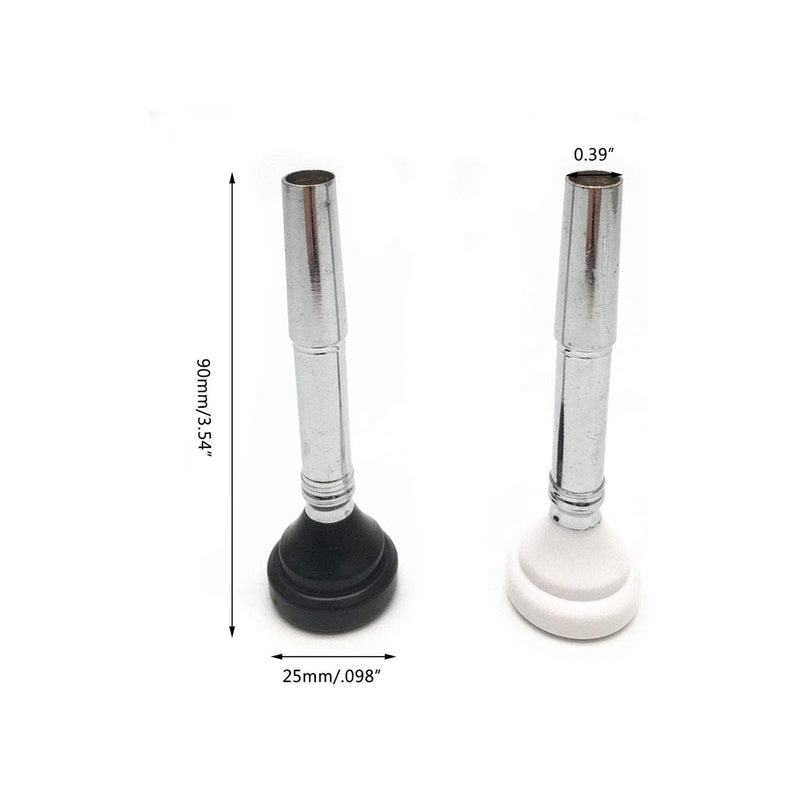 Liyafy 3pcs Trumpet Mouthpiece 3C 5C 7C Black Plastic and Metal Mouthpiece