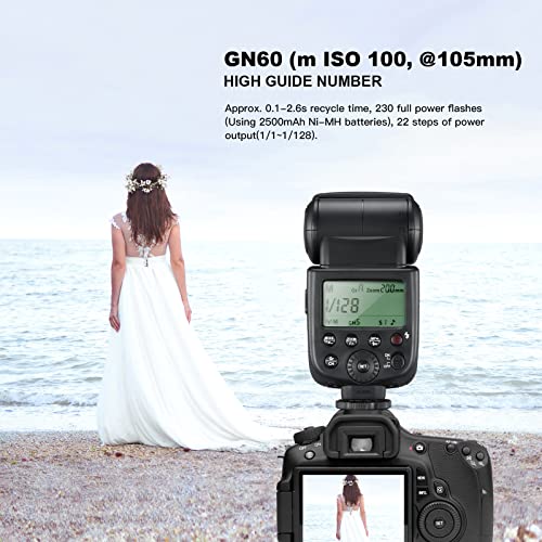 Godox TT600 GN60 2.4G 1/8000s Camera Flash Speedlite