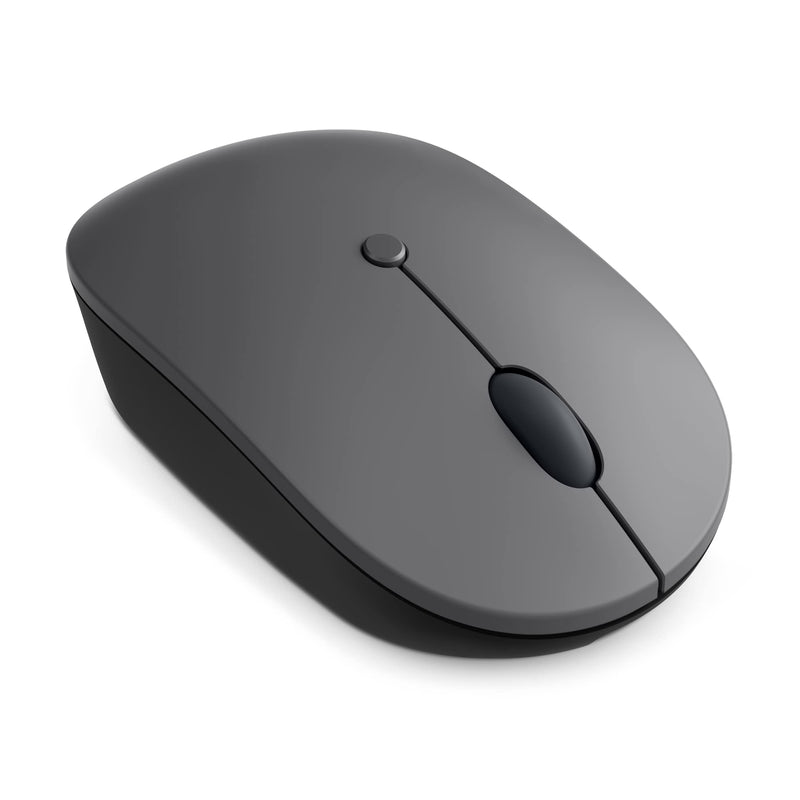 Lenovo Go USB-C Essential Wireless Mouse, 2.4 GHz Nano USB-C Receiver, Adjustable DPI, Rechargeable Battery, Ambidextrous, GY51C21210, Grey