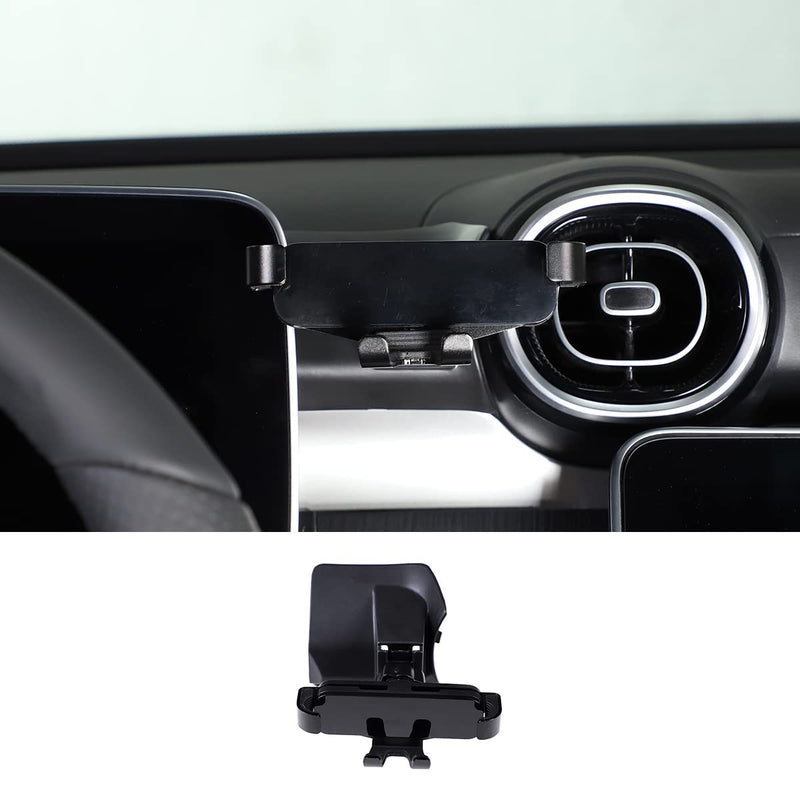 TINKI Car Phone Mount, Compatible with iPhone 14/13/12, Samsung Galaxy S21/Note20, LG/OnePlus/Nokia/Huawei, Adjustable Attachment, Protective Silicone, 36-Month Warranty