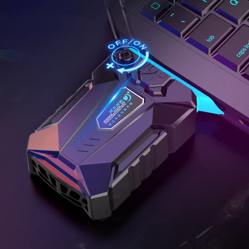 [AUSTRALIA] - Game Gaming Notebook Laptop Vacuum Cooler USB Air Cooler Adjustable Speed 3000±10％RPM Portable External Extracting Cooling Fan 