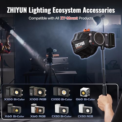 ZHIYUN Mini Octagonal Softbox ZY Mount with X100 X60 Series CX100 G60 CX50