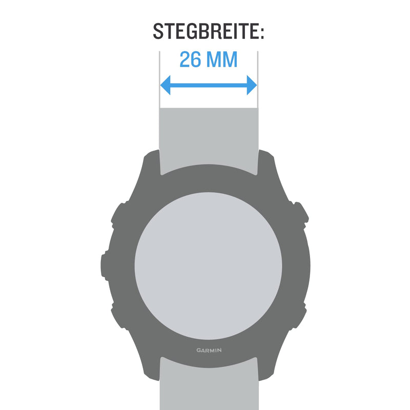 Garmin Schnellwechsel-Armband Black 26 millimeters Modern