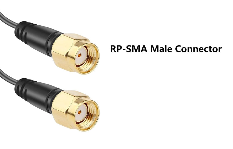 WiFi 7 WiFi 6E Tri-Band Antenna 2.4GHz 5GHz 6GHz Magnetic Base Antenna | Boosting WiFi Bluetooth Signal Range for PC Desktop Computer ASUS Gigabyte Aorus Gaming Motherboard WiFi Card