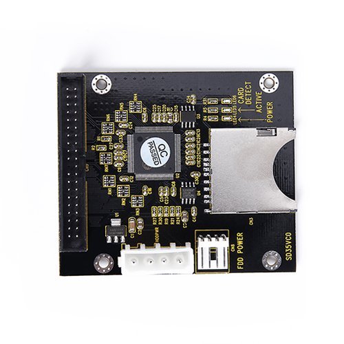 SD SDHC MMC to 3.5" 40Pin Male IDE Adapter Card Big PCB SD-3.5 IDE