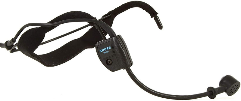 [AUSTRALIA] - Shure WH20 Dynamic Headset Microphone - Rugged, Lightweight, Secure Fit for Active Mic Users, for Instructors/Musicians, Right-Angle 1/4 (6.3mm) Connector for Unbalanced Mic Input (WH20QTR) 1/4-inch (6.35 mm) phone plug 