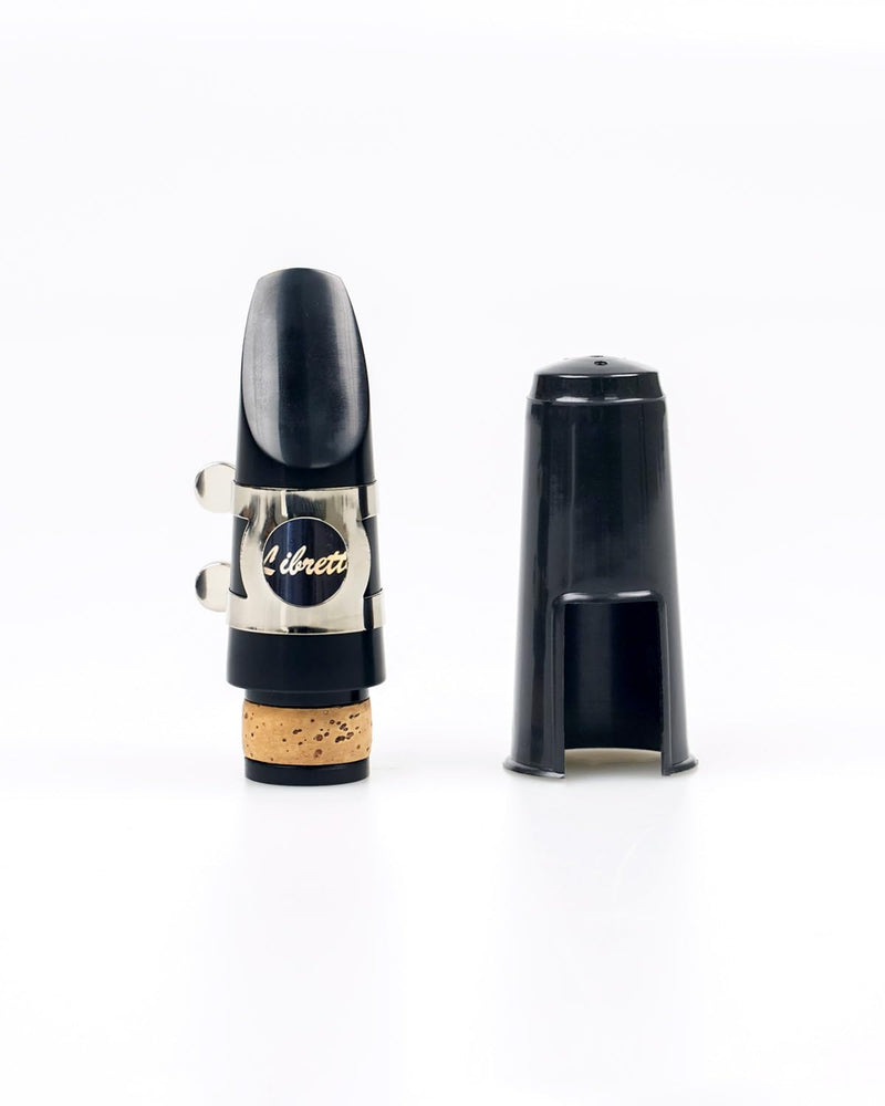 Libretto Clarinet Mouthpiece Kit, Giftable Standard Mouthpiece Set: ABS Mouthpiece, Plastic Cap, Silver Lacquered Ligature. Finely Designed for Beginner and Student.