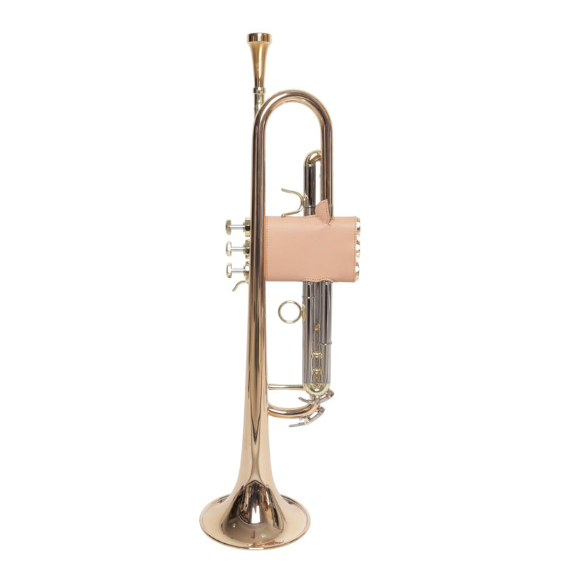 [AUSTRALIA] - Curtis Trumpet Valve Guard HGT5 Natural Beige - Genuine Leather, Slim design (Natural Beige) 