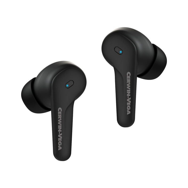 CERWIN-VEGA! Vega Earbuds - Immersive Sound with Active Noise Cancellation, Sweat & Waterproof Design, Seamless Bluetooth Connectivity - Best Earbuds for Gaming, Workout, Running, Sports - EB1