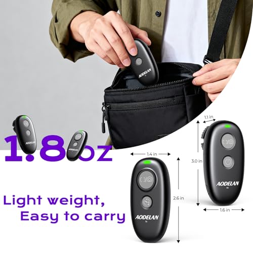 AODELAN for Nikon Camera Rechargeable Wireless Remote Shutter Release