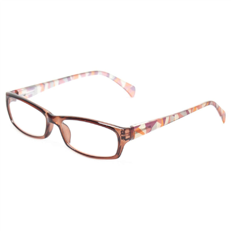 Reading Glasses 5 Pairs Fashion Ladies Readers Spring Hinge with Pattern Print Eyeglasses for Women (5 Pack Mix Color, 2.5) 2.5 x