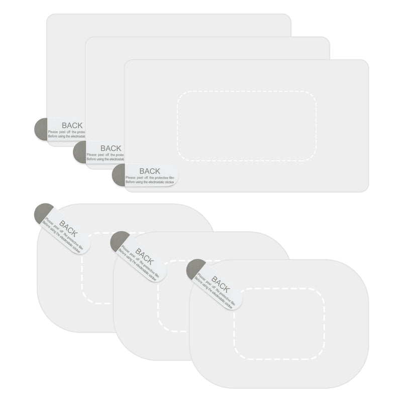 [AUSTRALIA] - Windshield Dashcam Stickers, Sturdy Electrostatic Stickers Easily Prevent Scratching & Falling, Transparent Windshield Film for Mounting Dash Cam Phone Projection Screen 