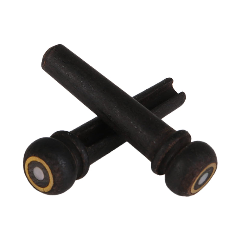 [AUSTRALIA] - BQLZR Acoustic Guitar Replacement Set Ebony Bridge End Pins Bone Saddle & Nut and Rosewood Bridge Parts 