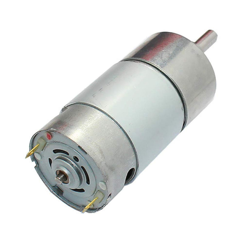 DollaTek DC 12V 480 RPM Geared Motor High Torque 37GB-550 Gear Reducer Motor