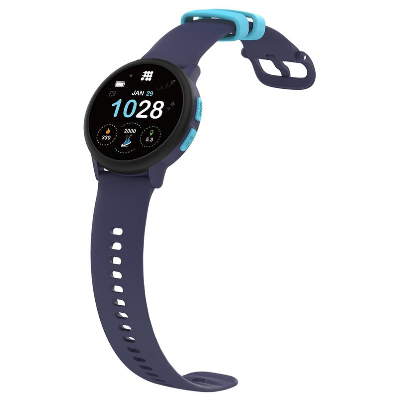Cubitt Hero Gen 4 Smart Watch 1.27" IPS Display IP68 – Blue | Apple Find My & Android Find Hub, Heart Rate & SpO2 Monitoring, Sleep Tracking, Bluetooth 5.3, USB Charging