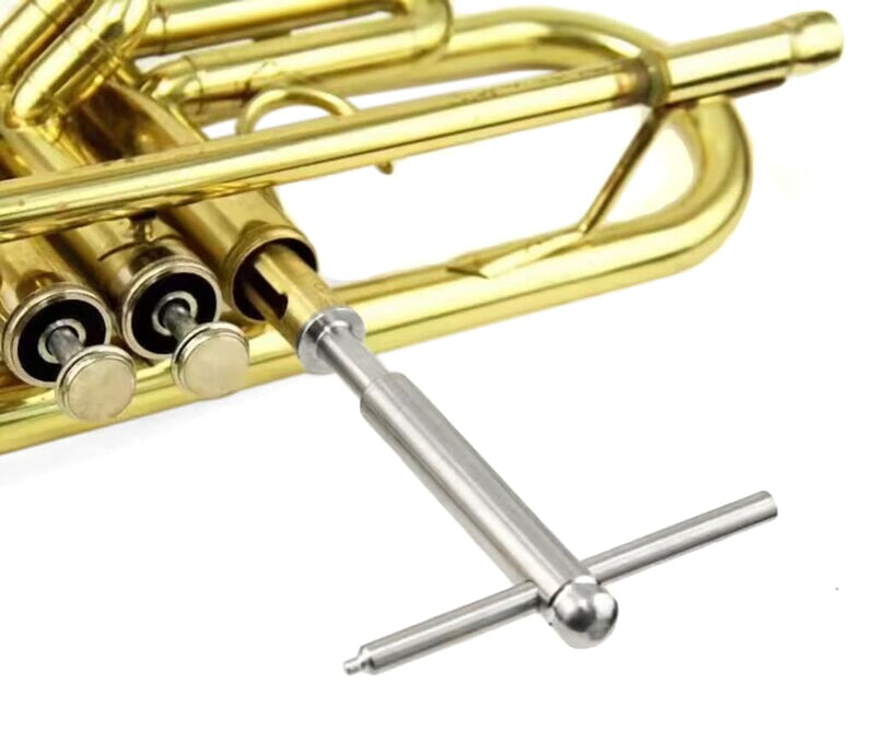 [AUSTRALIA] - Jiayouy Trumpet Repair Kit Steel Connecting Piston Rod Grinding Tools for Brass Wind Instruments Trumpet Trombone Euphonium Horn 